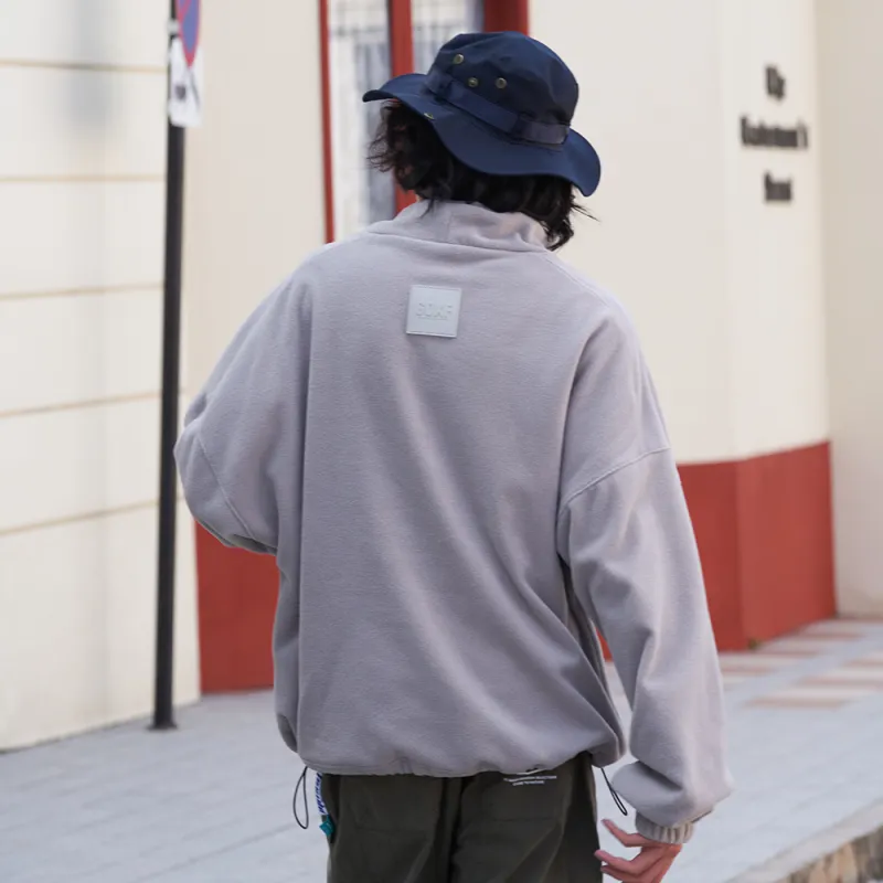 GDXF Half-Turtleneck Loose Fit Sweatshirt Spring Autumn And Winter Unisex-7