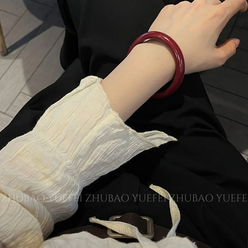 MOONS FAME Reconstructed Cinnabar Bangles Women's-2
