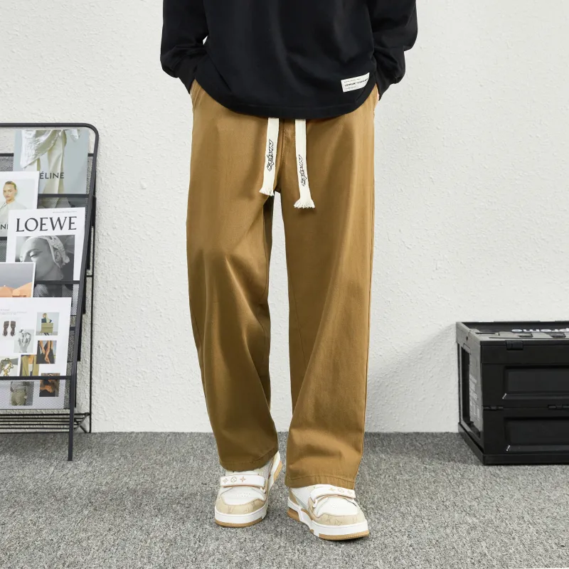 NFWYS Straight Casual Pants Fall Unisex-14
