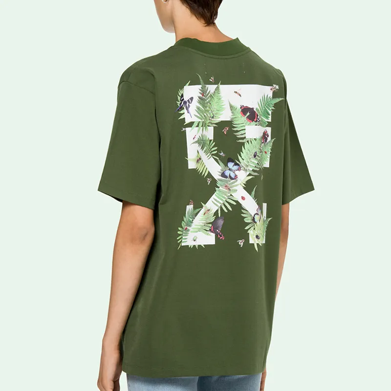 OFF WHITE SS22 T Shirts Women's Green-5