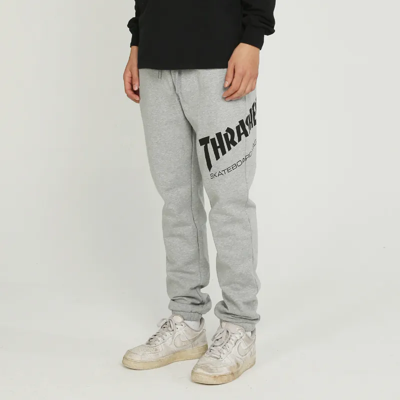 Thrasher Jogger Sweatpants Japan Version Unisex Gray-3