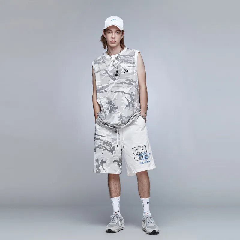 Guuka Casual Shorts Men White-2