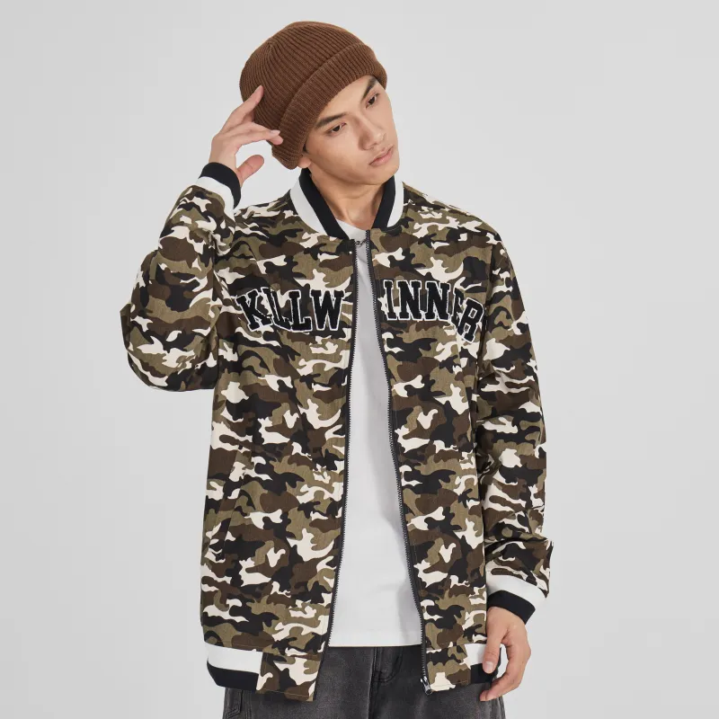 KILLWINNER Baseball Jerseys Unisex Camouflage-2