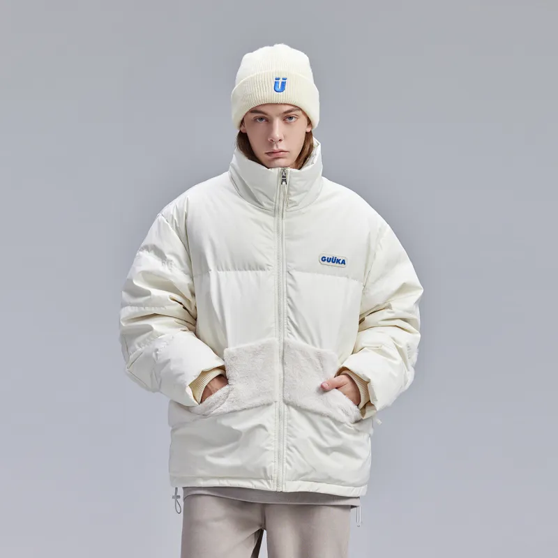 Guuka Down Jacket Unisex Beige Yellow-7