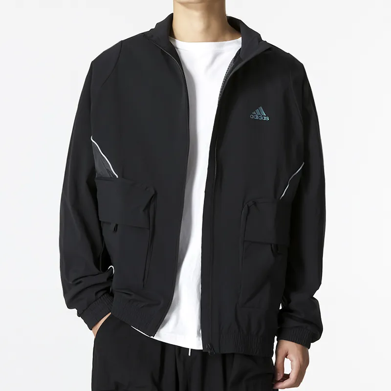 Adidas ESSENTIALS Jacket Men's Black-2
