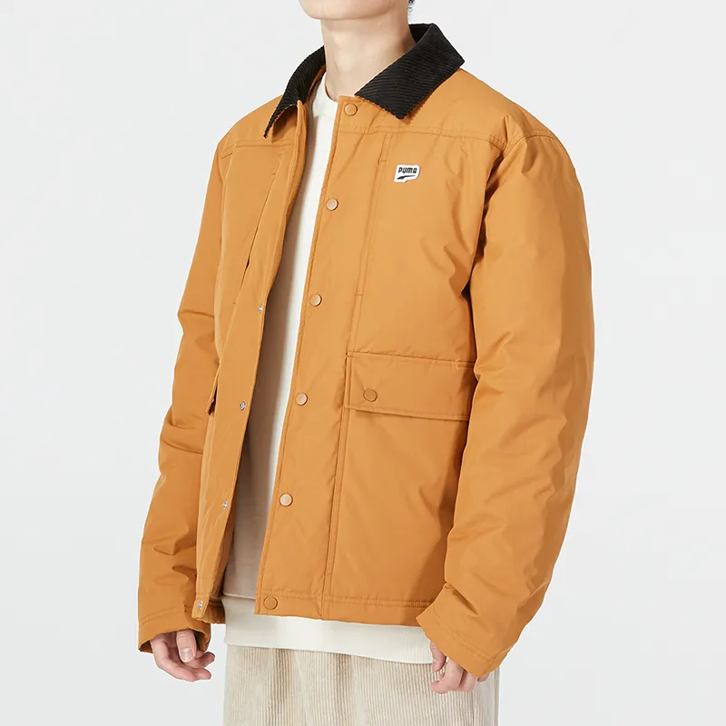 PUMA Downtown Down Jackets Men Yellow-2