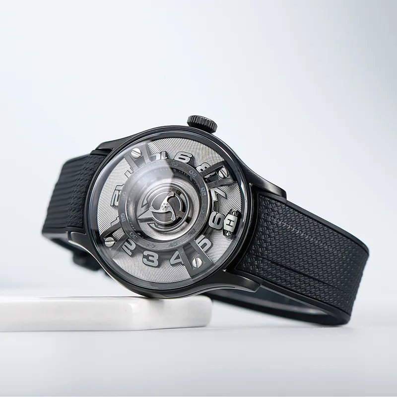 REEF TIGER OBLVLO Collaboration Mechanical Movement Watch Unisex White Dial OBL BLM-26