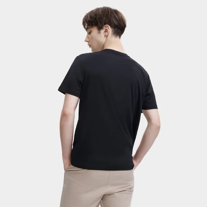 FILA T Shirts Men Jet Black-3