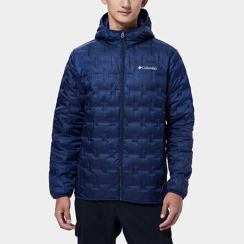 Columbia Down Jacket Men's Blue-3