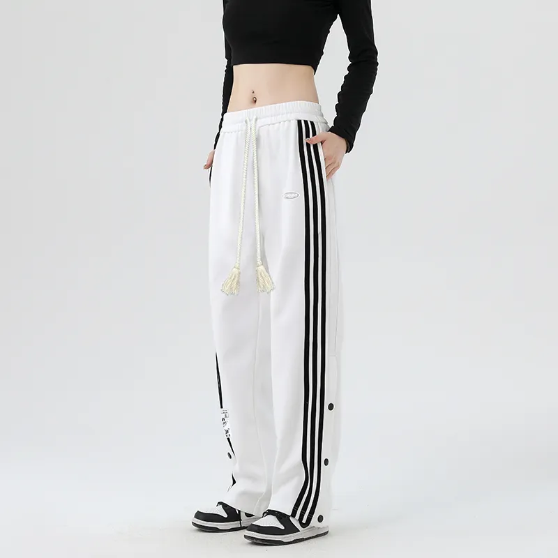 SCRM Minimalist Stripes Unisex Casual Pants-9