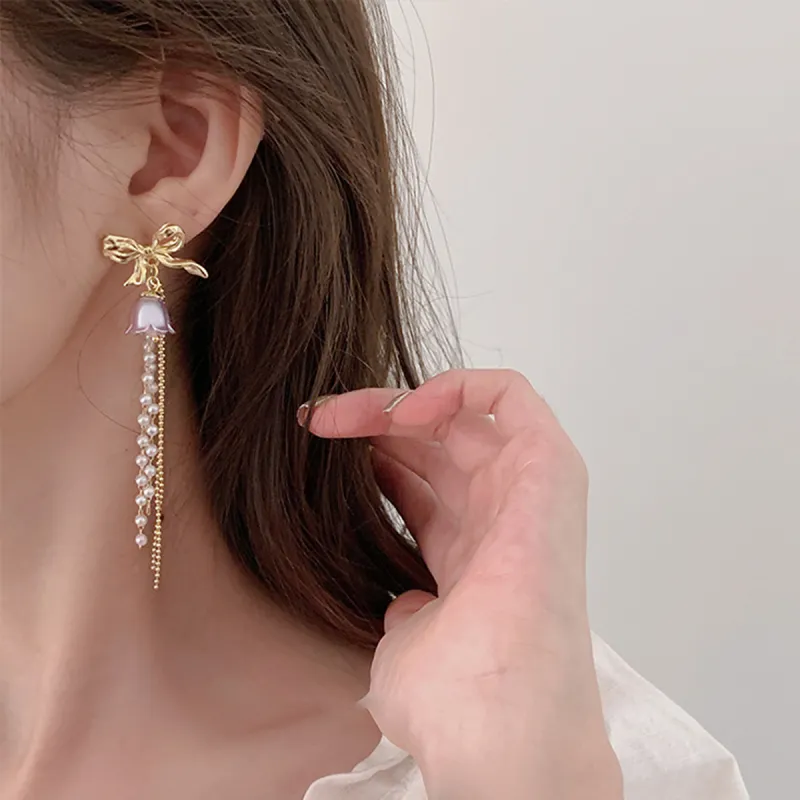 PIARA Faux Pearl Earrings Women's-1
