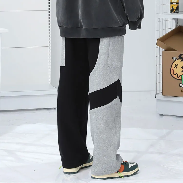 GENANX Sports Pants Unisex Black Gray Color-4