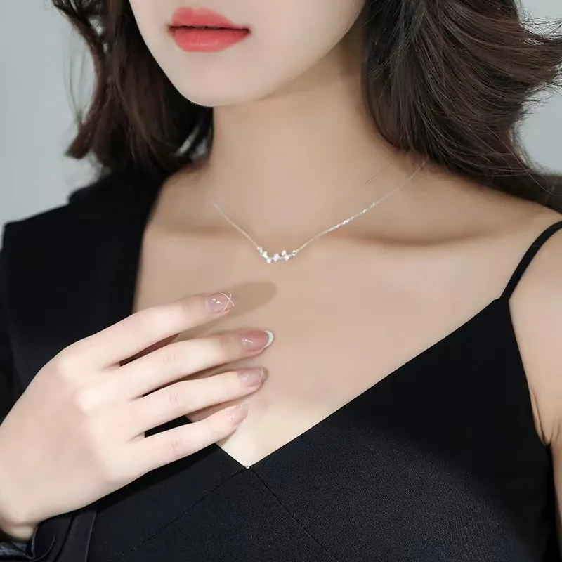VIVIWELL Necklaces Women's Silver-2