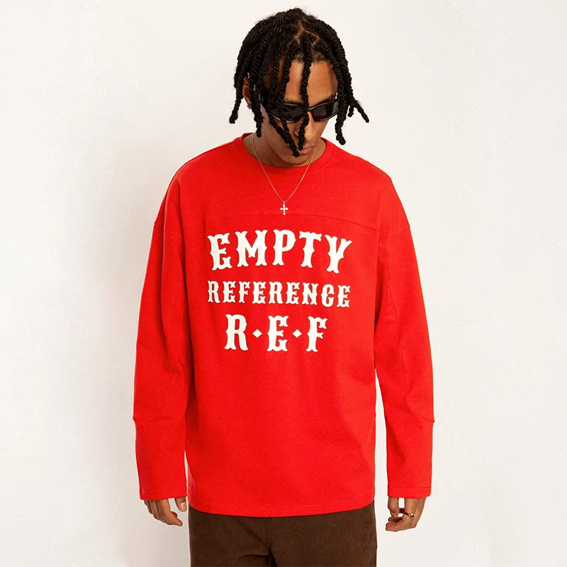 EMPTY REFERENCE Long Sleeved T Shirts Unisex-3