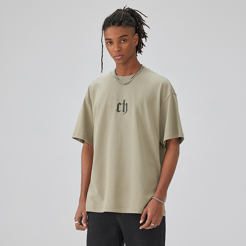 CHINISM T-Shirts Unisex Khaki L - POIZON