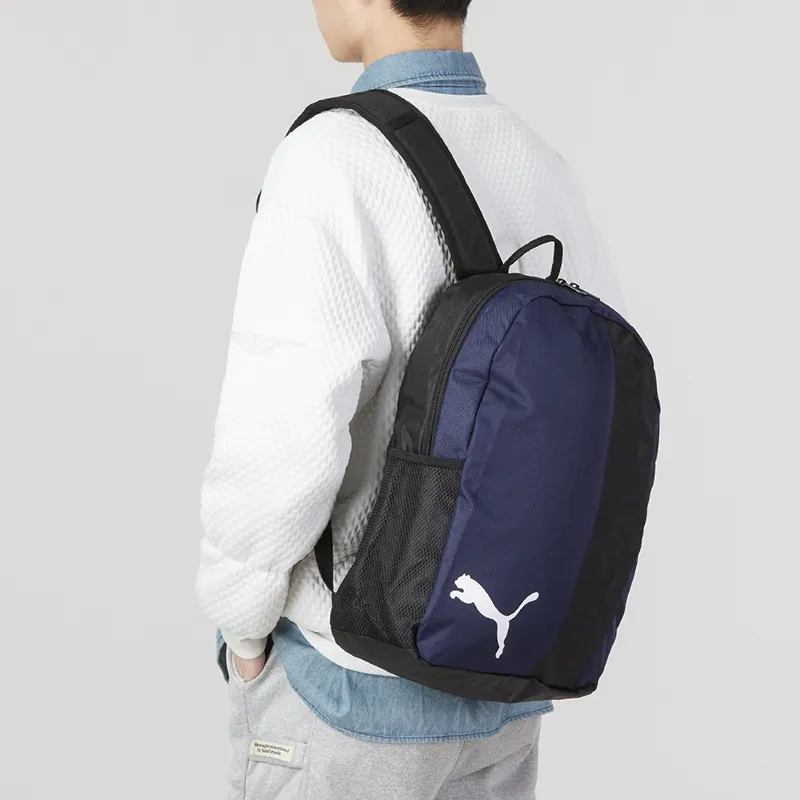 PUMA Fabric Travel Bags Laptop Bags Backpack Regular Unisex Tweed Blue/Black-3