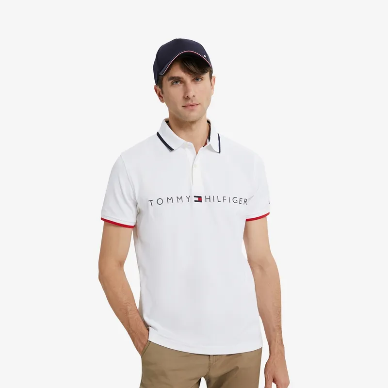 Tommy Hilfiger Polo Shirts Men White 540-2