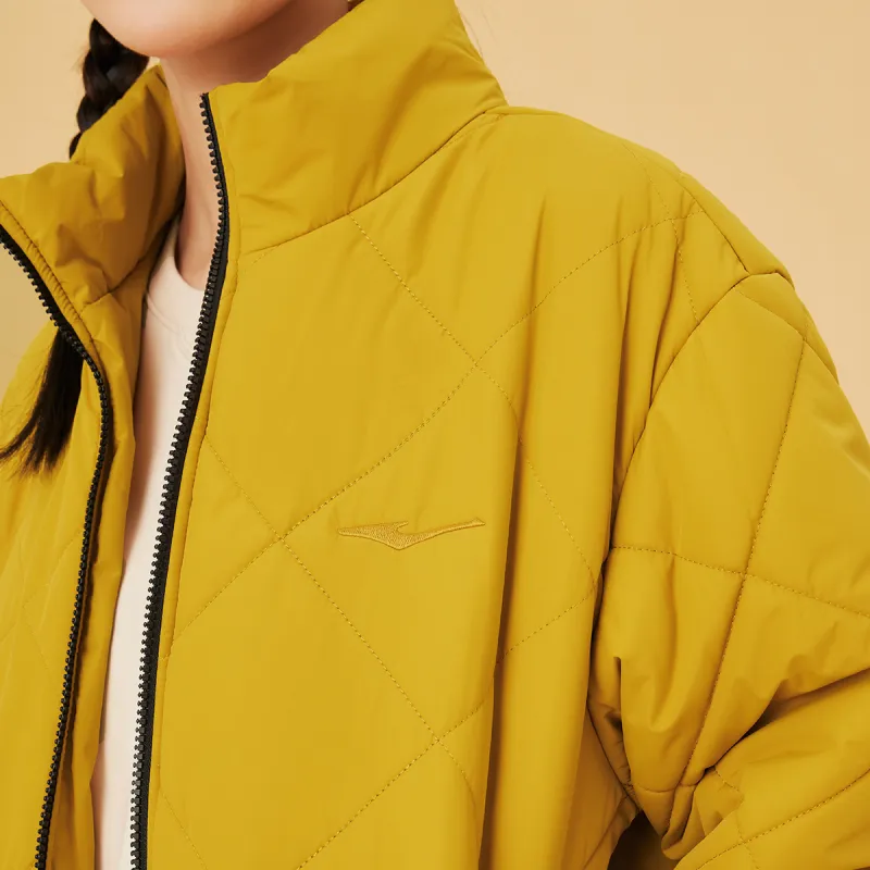 Erke Puffer Jackets Unisex Okra Yellow-5
