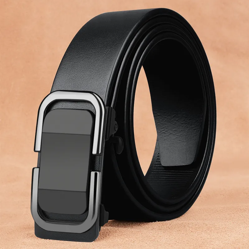 VINEY Cow Split Leather Belts Men's Width 3.5-2