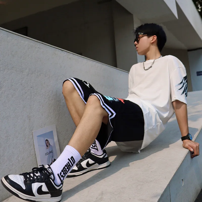 MIRACLE KILL Loose Fit Shorts Unisex Black-2