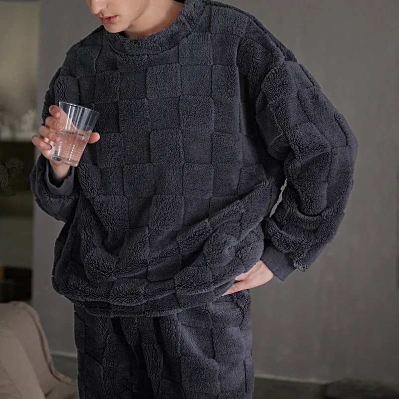 Same Language Men Pajama Sets-2