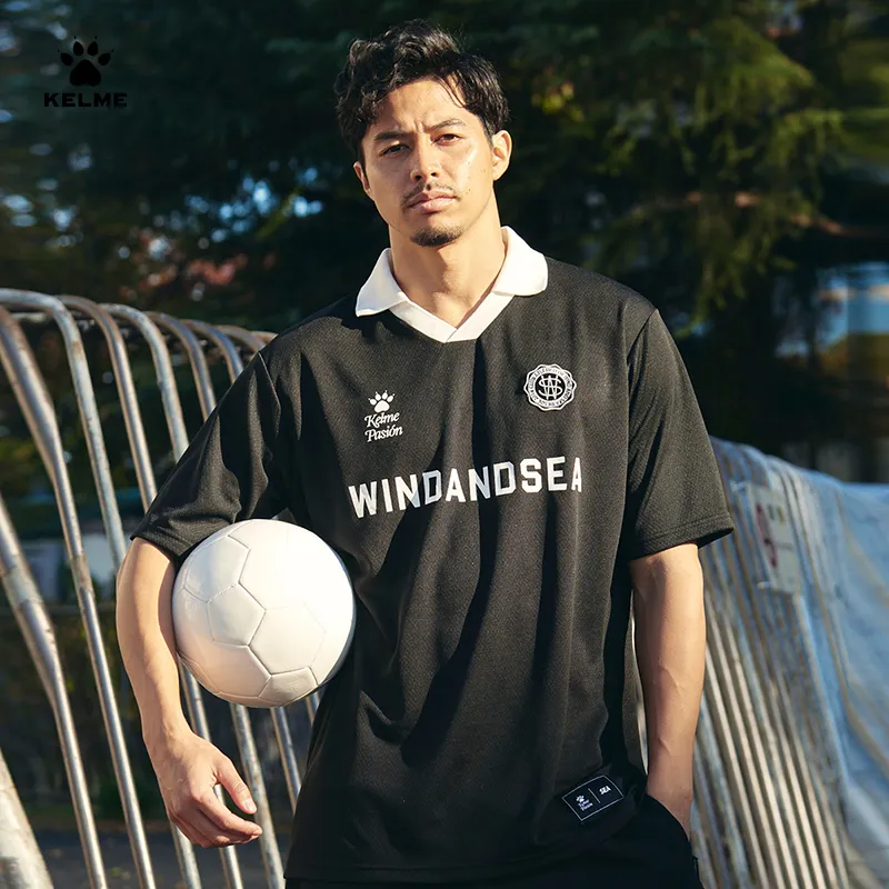 Wind And Sea X KELME Polo Shirts Unisex-2