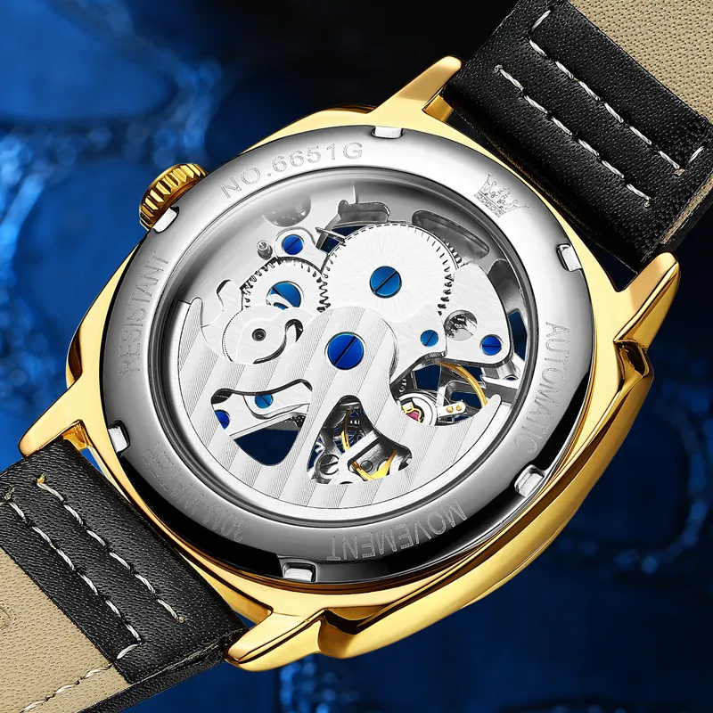 OLEVS Wisdom Series Automatic Mechanical Movement Watch Men's Watches Cut Out Dial-13