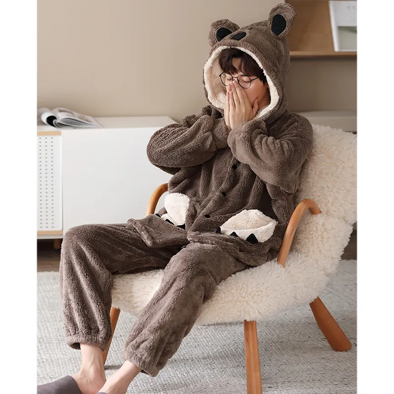 XUANZHITING Men Pajama Sets-1