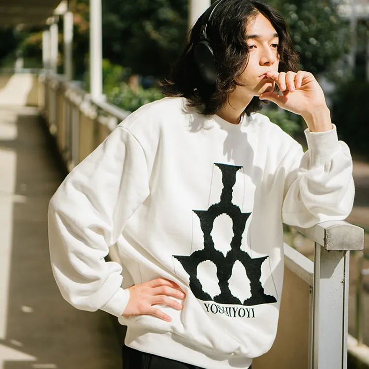 YOSHIYOYI Crew Neck Loose Fit Heavyweight Sweatshirt Unisex-9