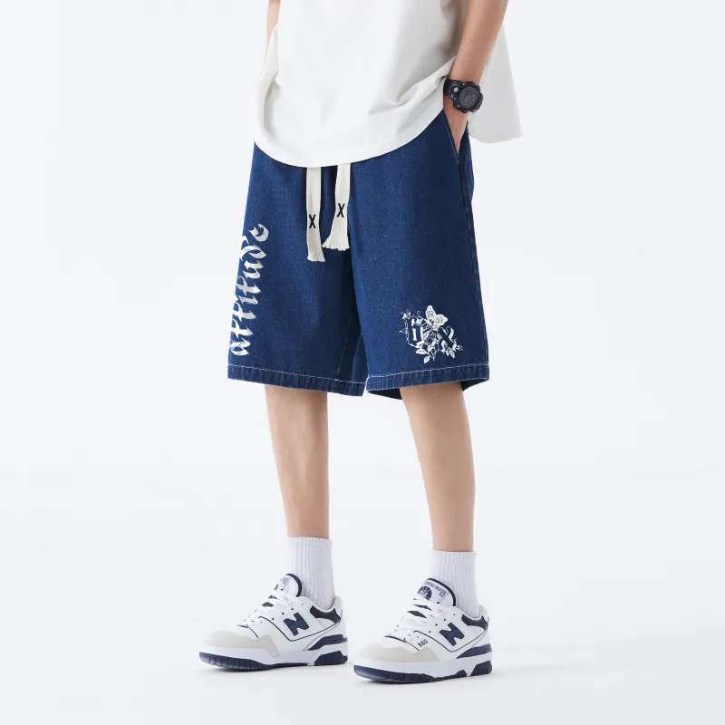 B.X Denim Shorts Unisex-7