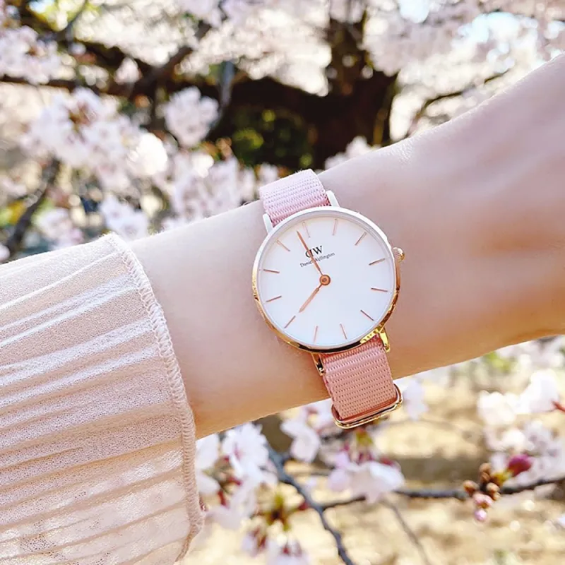 Daniel Wellington Dw Compatibility Watch Band 12 18MM Textured Strap Canvas Material-2