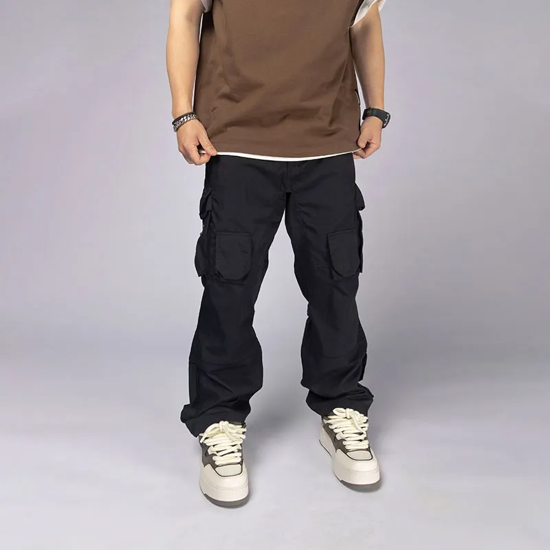 M26D Casual Pants Unisex Black-2