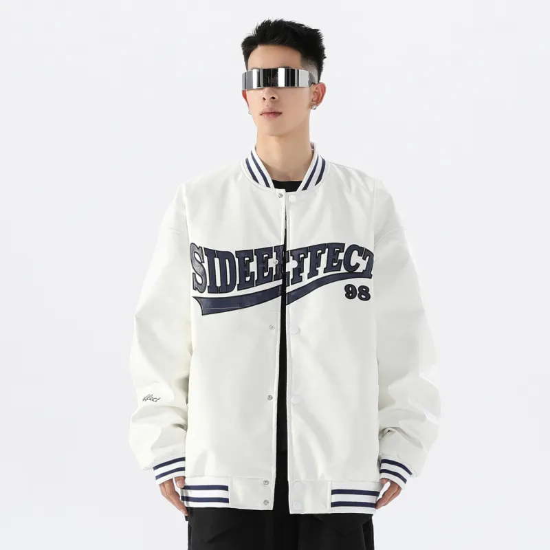 SIDEEFFECT Baseball Jacket Coat Unisex-9