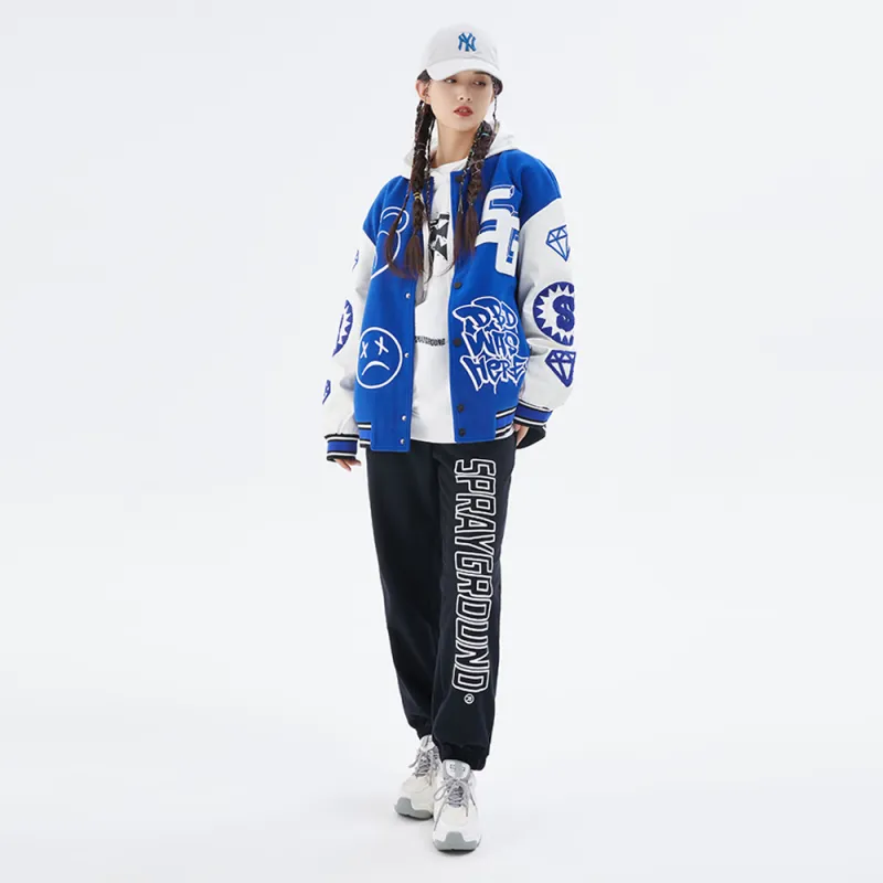 SPRAYGROUND Baseball Jacket Spring Unisex-4