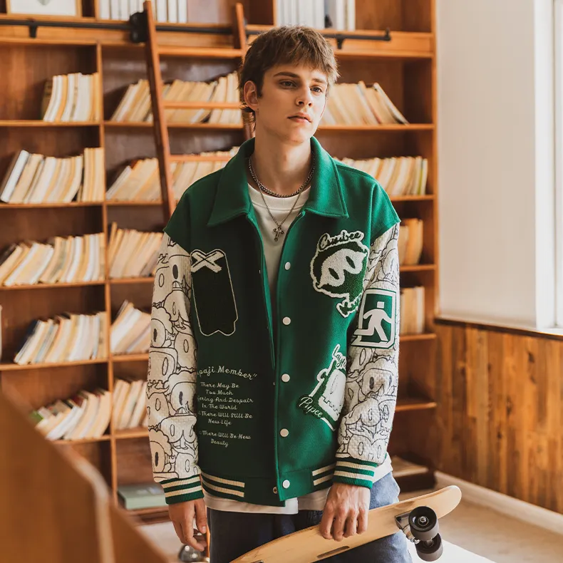 WAYNEXZAVIER x Kupaji Jacket Men's Green-6