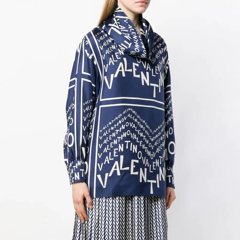 Valentino SS22 Shirt Women's Dark Blue-2