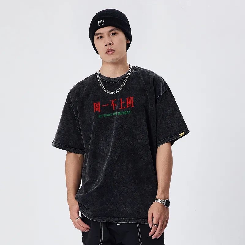 ROCK PLAN T Shirts Unisex Vintage Black-2