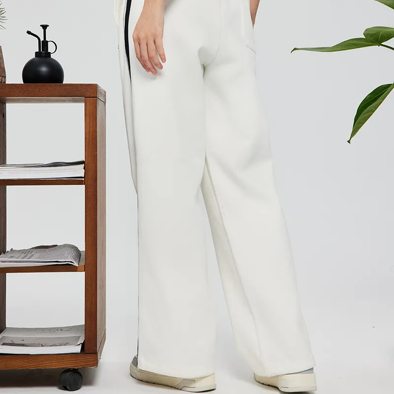PEAK Knitted Sweatpants Women's White-4