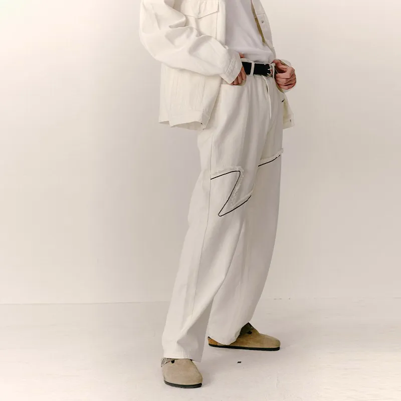 FREO3N Jeans Unisex White-1