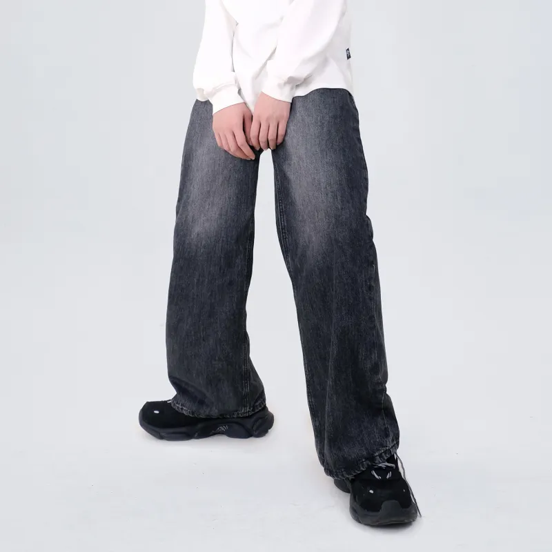LBPC Straight Jeans Unisex Dark Gray-5