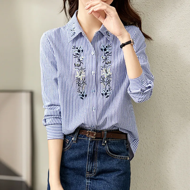 SENTUBILA Shirts Women's Blue-2