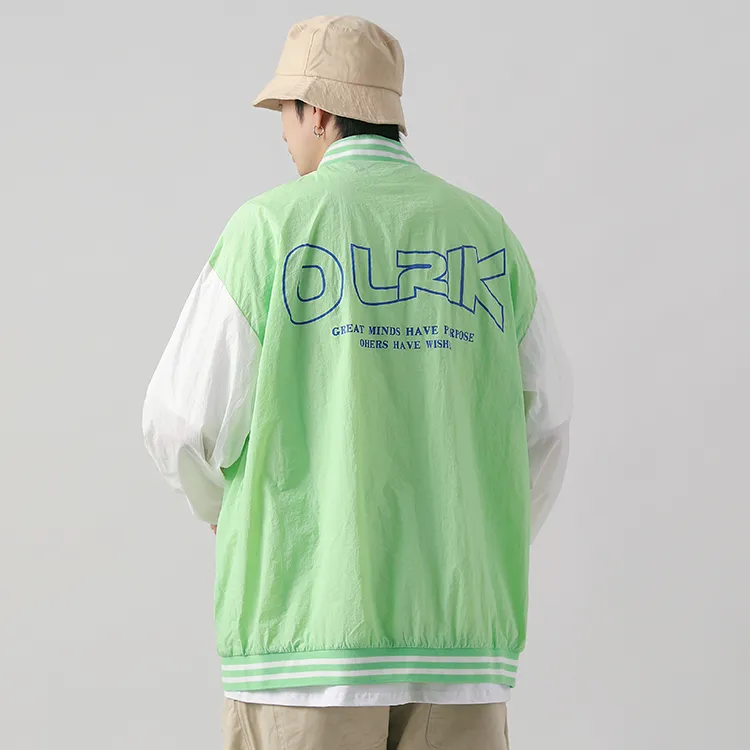 OLRIK SS22 Thin Baseball Jacket Summer Unisex-8