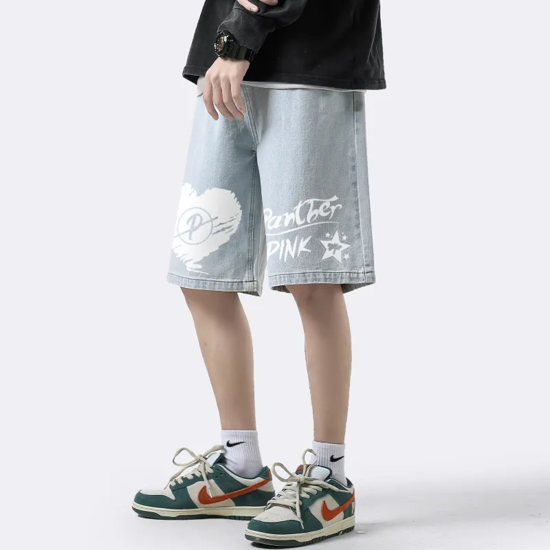 PINK PANTHER Denim Shorts Unisex-10