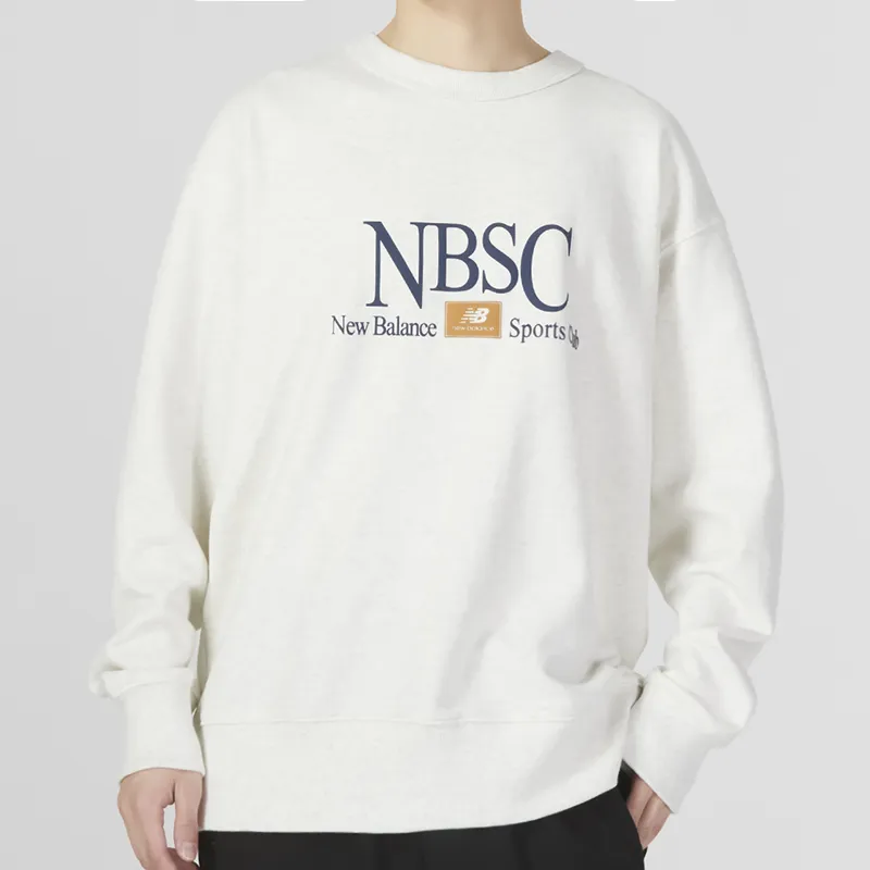 New Balance NBSC Sweatshirts Men White-2