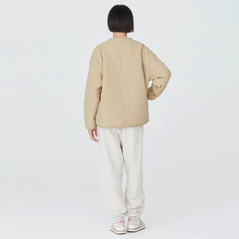 New Balance Puffer Jacket Winter Women's Khaki-3