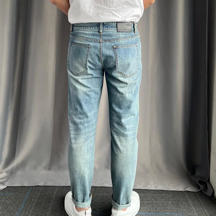 LIU·JO UOMO SS22 Ripped Pants Jeans Men's Medium Blue-3