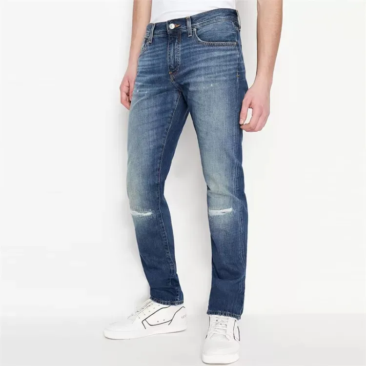 EMPORIO ARMANI SS22 Jeans Men's Blue-3