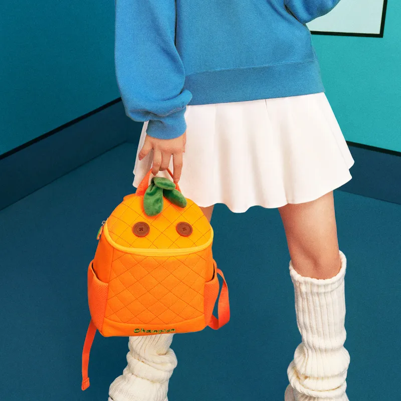 Champion Fabric Backpack Regular Unisex Orange-4