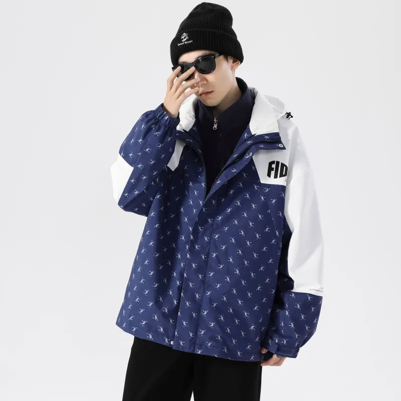 FIDO DIDO Windbreaker Jackets Unisex-12