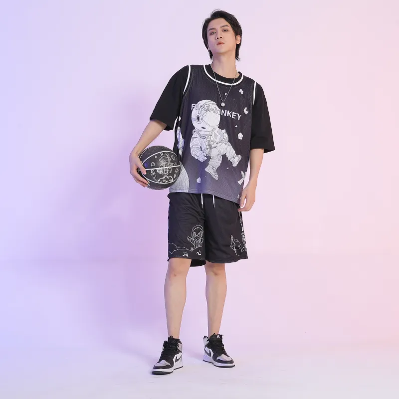 FireMonkey Basketball Shorts Unisex-2